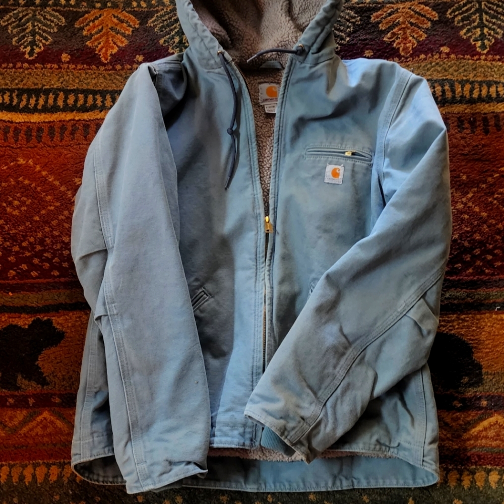 Soft blue women's carhartt jacket